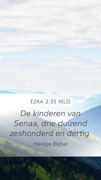 Ezra 2:35 NLD Bible Verse Image