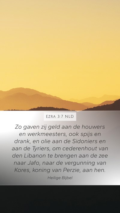 Ezra 3:7 NLD Bible Verse Image