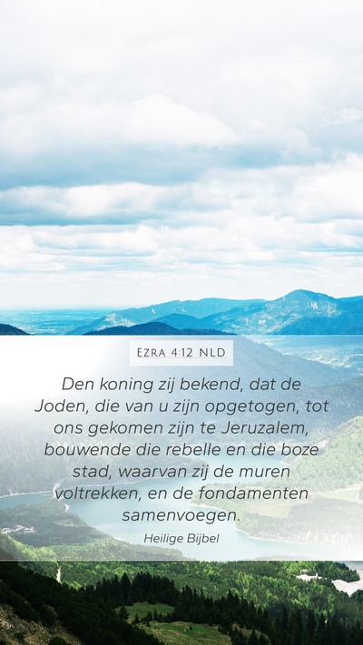 Ezra 4:12 NLD Bible Verse Image