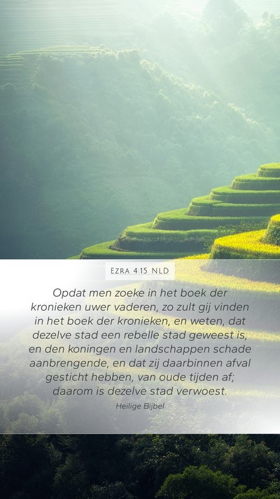 Ezra 4:15 NLD Bible Verse Image