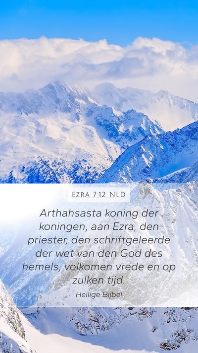 Ezra 7:12 NLD Bible Verse Image