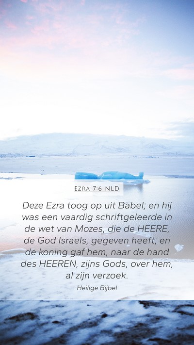 Ezra 7:6 NLD Bible Verse Image