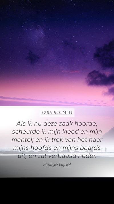 Ezra 9:3 NLD Bible Verse Image