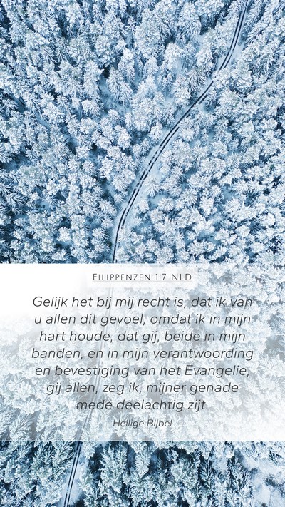 Filippenzen 1:7 NLD Bible Verse Image