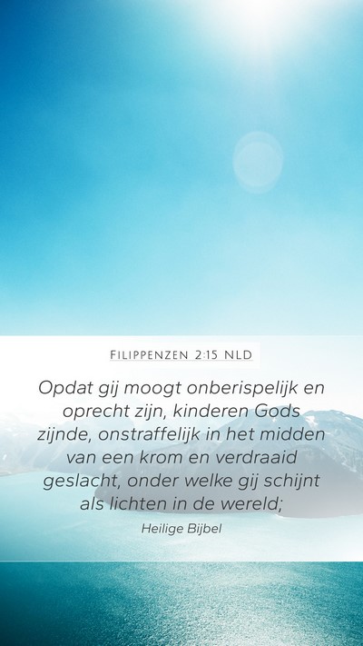 Filippenzen 2:15 NLD Bible Verse Image