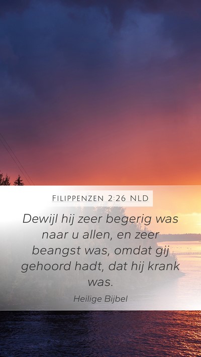 Filippenzen 2:26 NLD Bible Verse Image