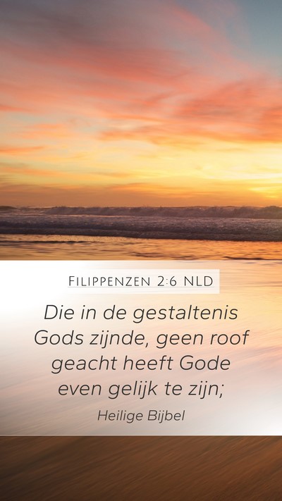 Filippenzen 2:6 NLD Bible Verse Image