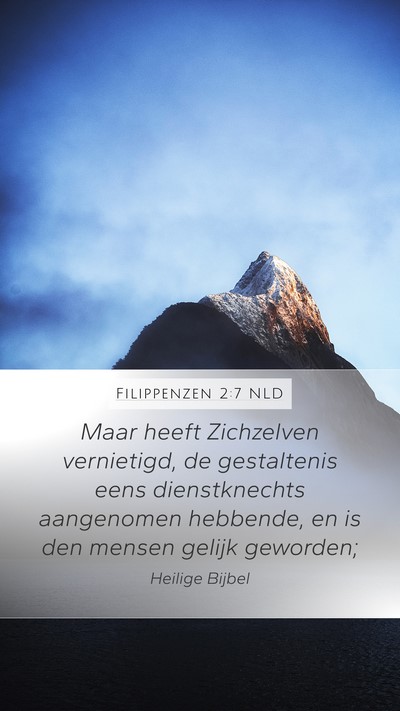 Filippenzen 2:7 NLD Bible Verse Image