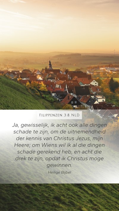 Filippenzen 3:8 NLD Bible Verse Image