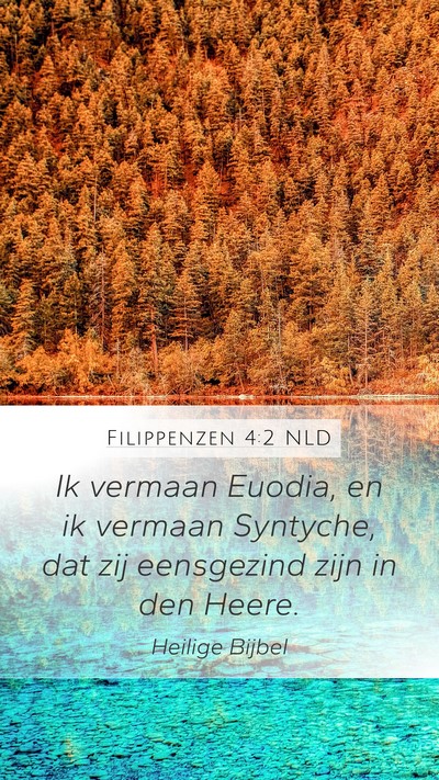 Filippenzen 4:2 NLD Bible Verse Image