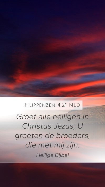 Filippenzen 4:21 NLD Bible Verse Image