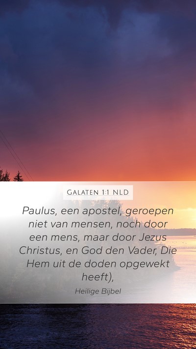 Galaten 1:1 NLD Bible Verse Image