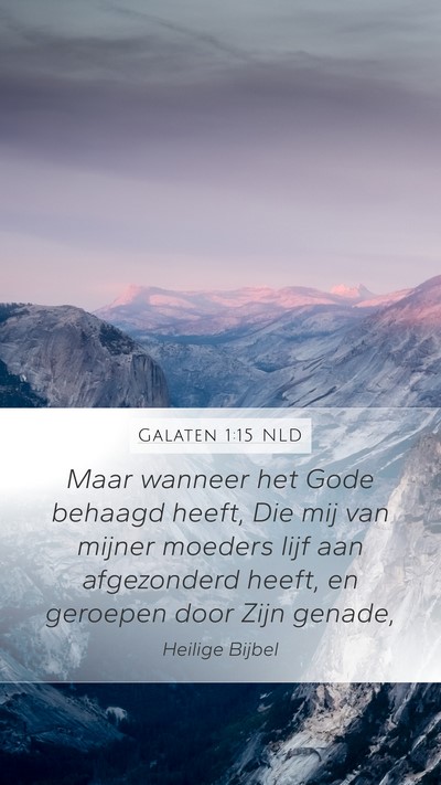 Galaten 1:15 NLD Bible Verse Image
