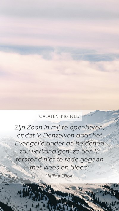 Galaten 1:16 NLD Bible Verse Image
