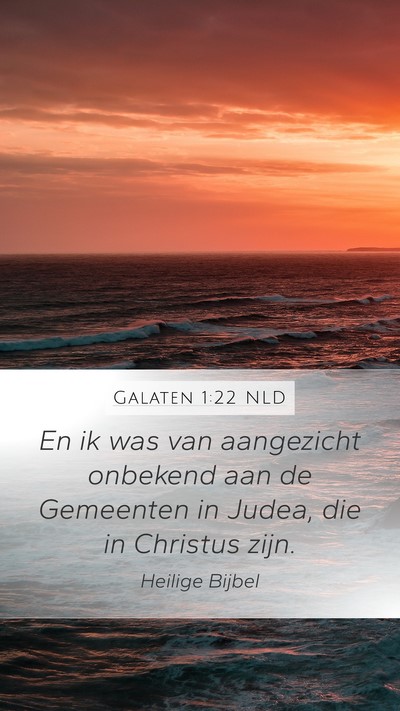 Galaten 1:22 NLD Bible Verse Image