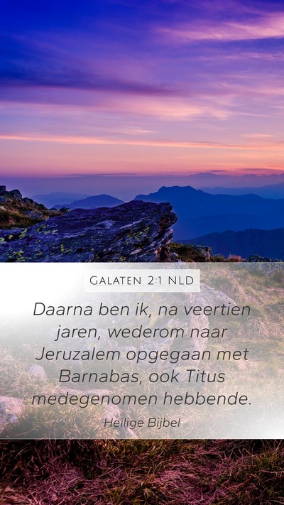 Galaten 2:1 NLD Bible Verse Image