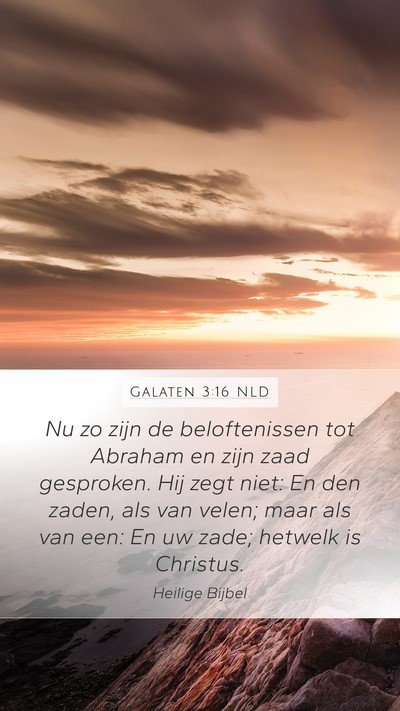 Galaten 3:16 NLD Bible Verse Image