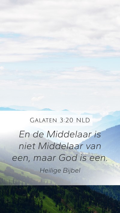 Galaten 3:20 NLD Bible Verse Image