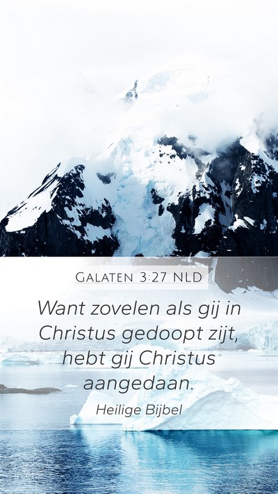 Galaten 3:27 NLD Bible Verse Image