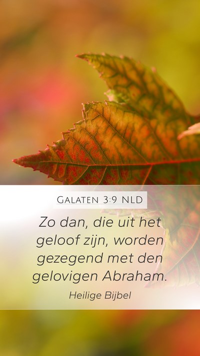 Galaten 3:9 NLD Bible Verse Image