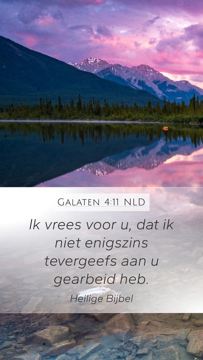 Galaten 4:11 NLD Bible Verse Image