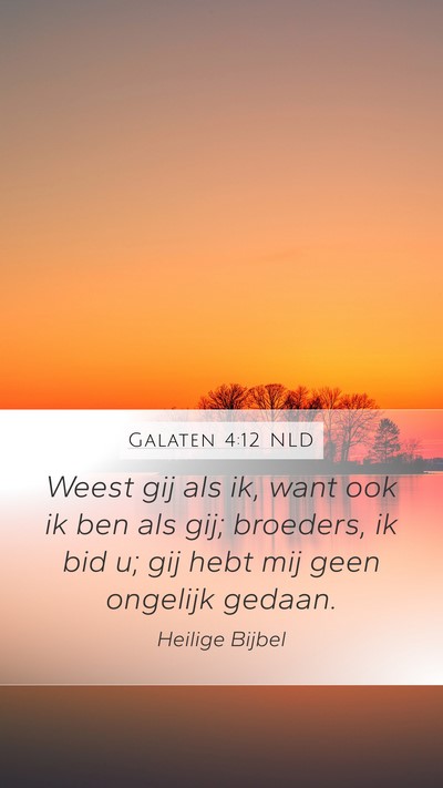 Galaten 4:12 NLD Bible Verse Image