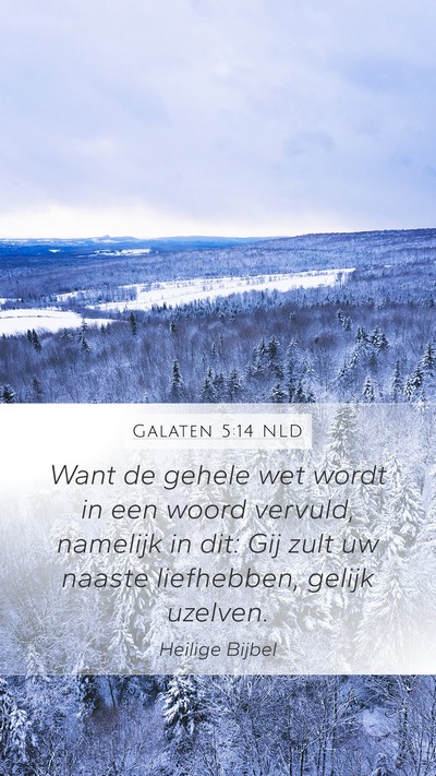 Galaten 5:14 NLD Bible Verse Image