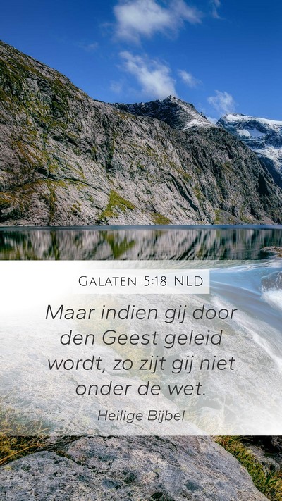 Galaten 5:18 NLD Bible Verse Image