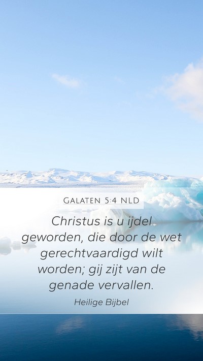 Galaten 5:4 NLD Bible Verse Image