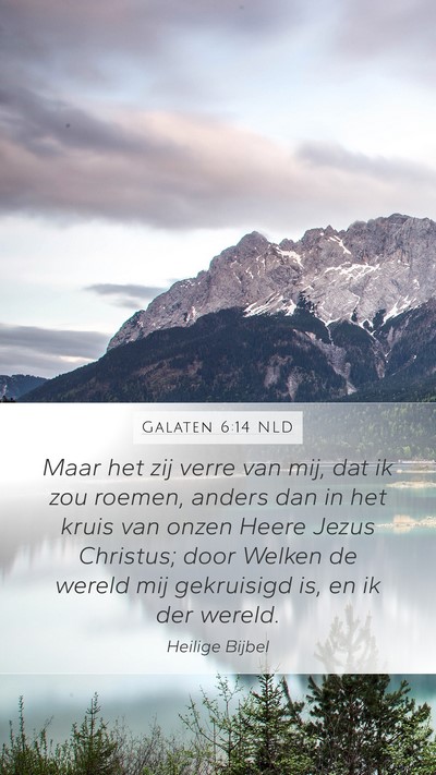 Galaten 6:14 NLD Bible Verse Image