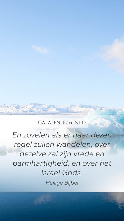 Galaten 6:16 NLD Bible Verse Image