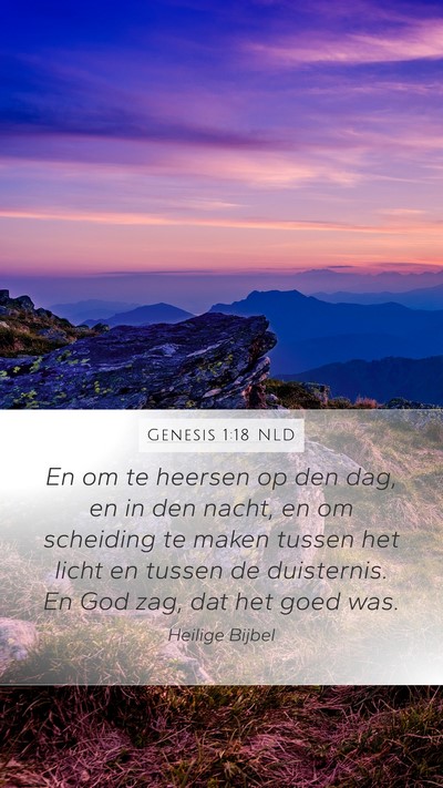 Genesis 1:18 NLD Bible Verse Image