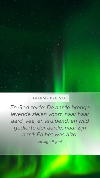 Genesis 1:24 NLD Bible Verse Image