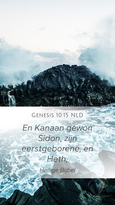 Genesis 10:15 NLD Bible Verse Image