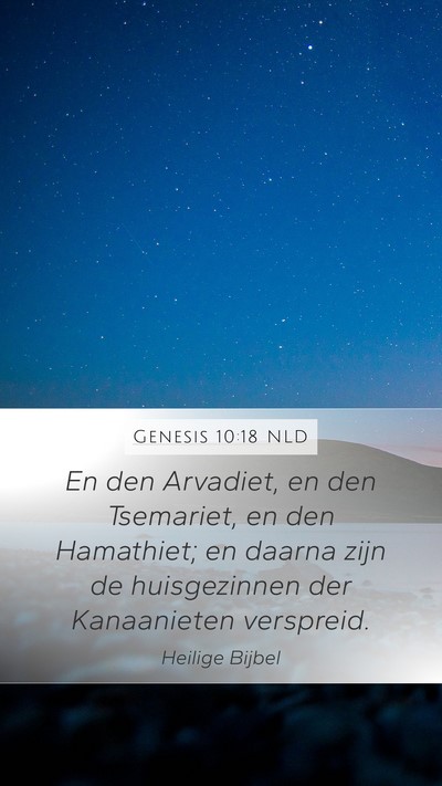 Genesis 10:18 NLD Bible Verse Image
