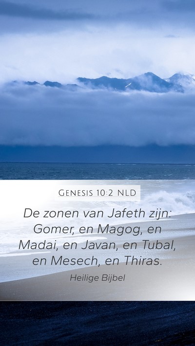 Genesis 10:2 NLD Bible Verse Image