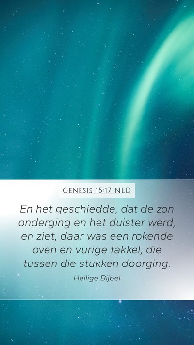 Genesis 15:17 NLD Bible Verse Image