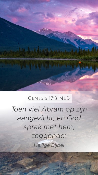 Genesis 17:3 NLD Bible Verse Image