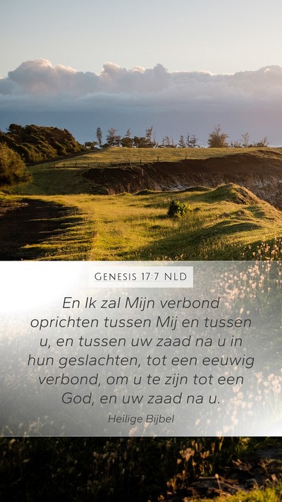 Genesis 17:7 NLD Bible Verse Image