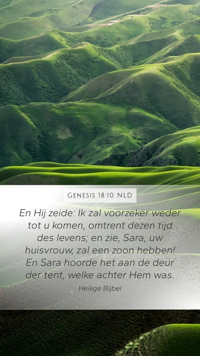 Genesis 18:10 NLD Bible Verse Image