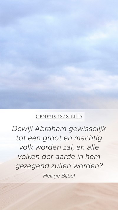 Genesis 18:18 NLD Bible Verse Image