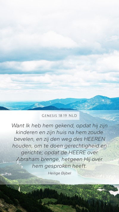 Genesis 18:19 NLD Bible Verse Image