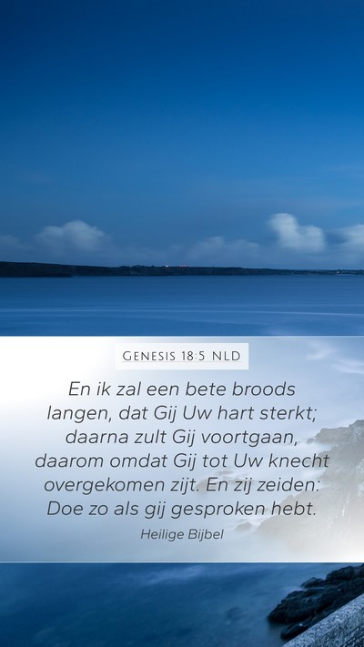 Genesis 18:5 NLD Bible Verse Image