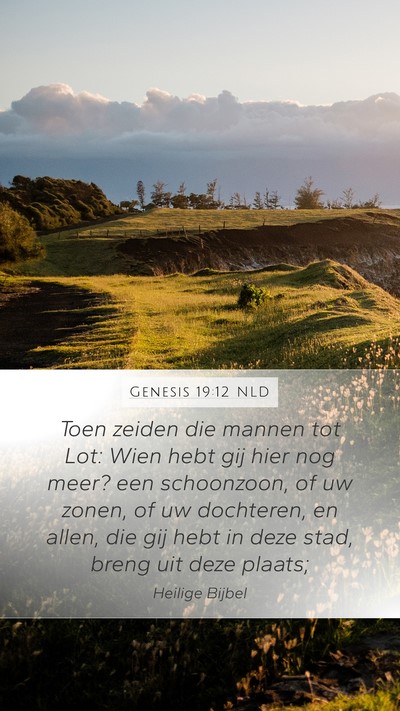 Genesis 19:12 NLD Bible Verse Image