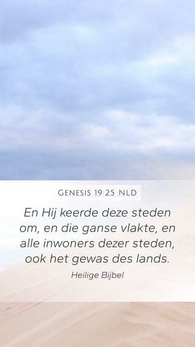 Genesis 19:25 NLD Bible Verse Image