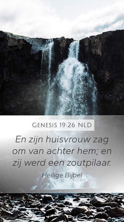 Genesis 19:26 NLD Bible Verse Image