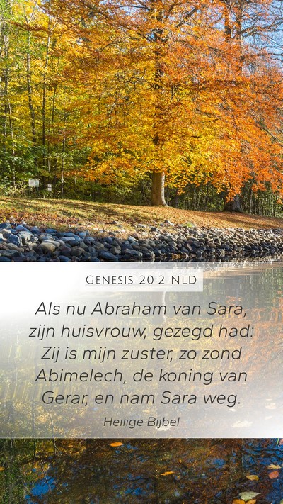 Genesis 20:2 NLD Bible Verse Image