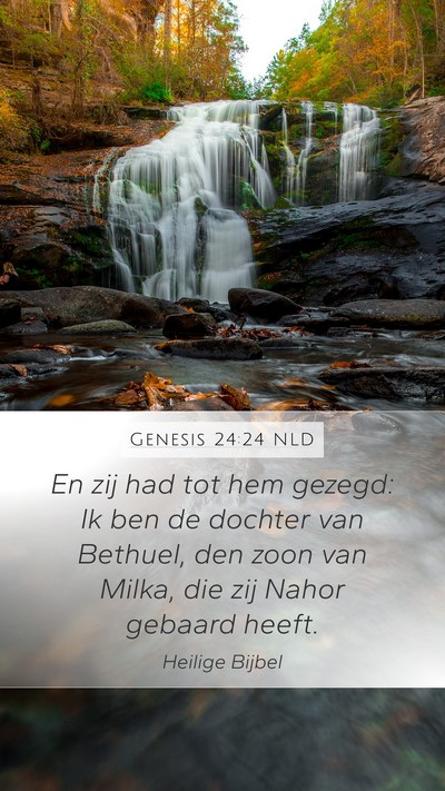 Genesis 24:24 NLD Bible Verse Image