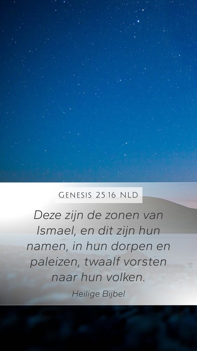 Genesis 25:16 NLD Bible Verse Image