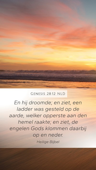 Genesis 28:12 NLD Bible Verse Image